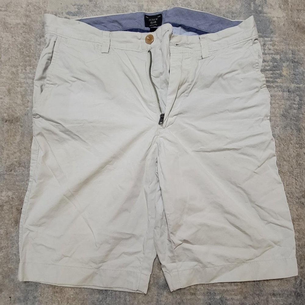 Jcrew men's khaki shorts